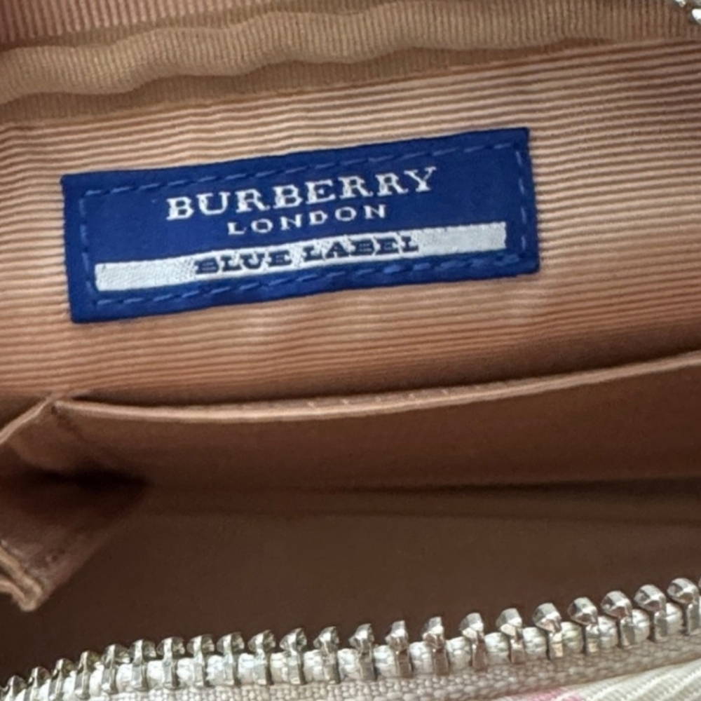 Burberry Blue Label Cream Plaid Crossbody-Vintage - Picture 3 of 3